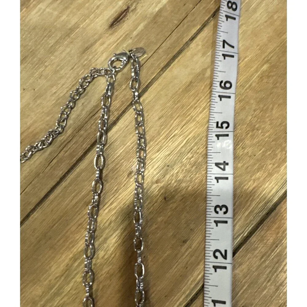 Chicos Silver Tone 17